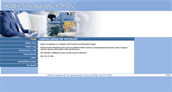 Desktop Screenshot of kodinturvapalvelu.fi
