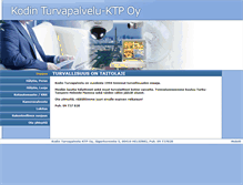 Tablet Screenshot of kodinturvapalvelu.fi